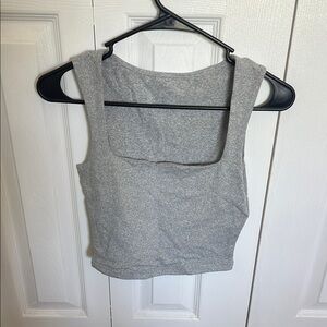 Gray Sleeveless Women's Top